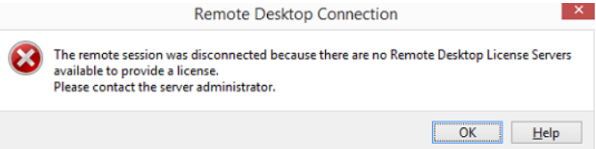 No RDS License Servers