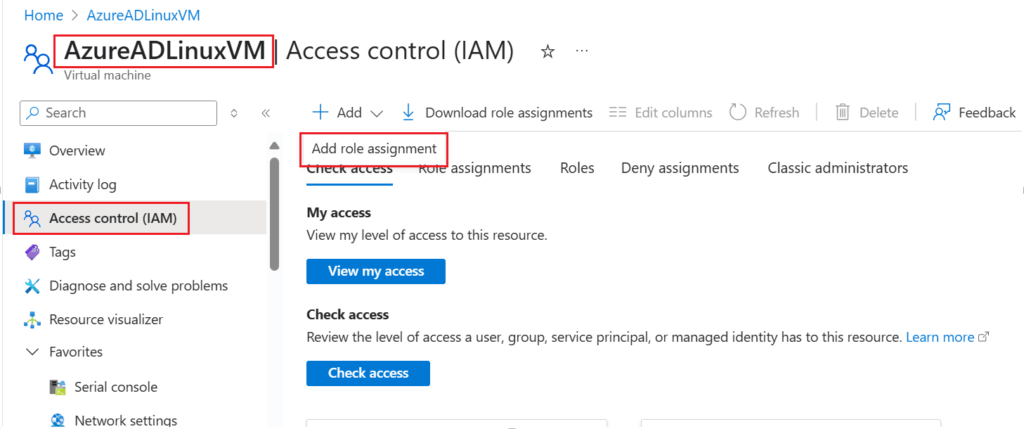 Add role assignment